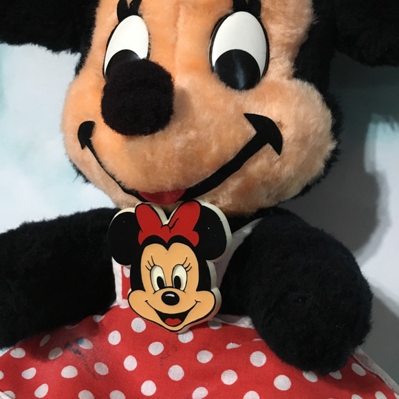 WALT DISNEY PRODUCTIONS VTG 50s MINNIE MOUSE PLUSH - Picture 3 of 16